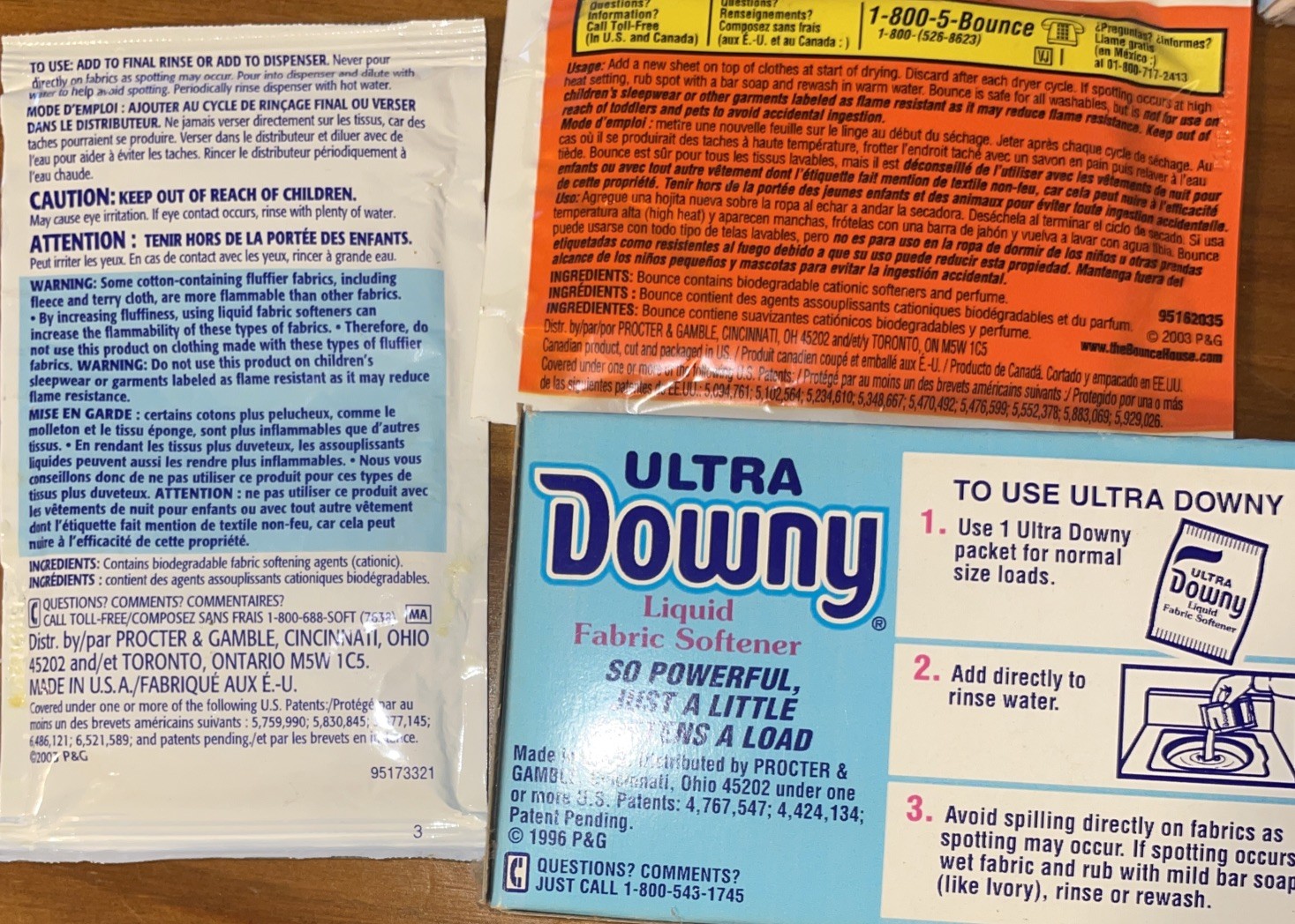 VNTG 90s + Tide Bleach Laundry Box Detergent Downy Samples Movie Prop 14pc New