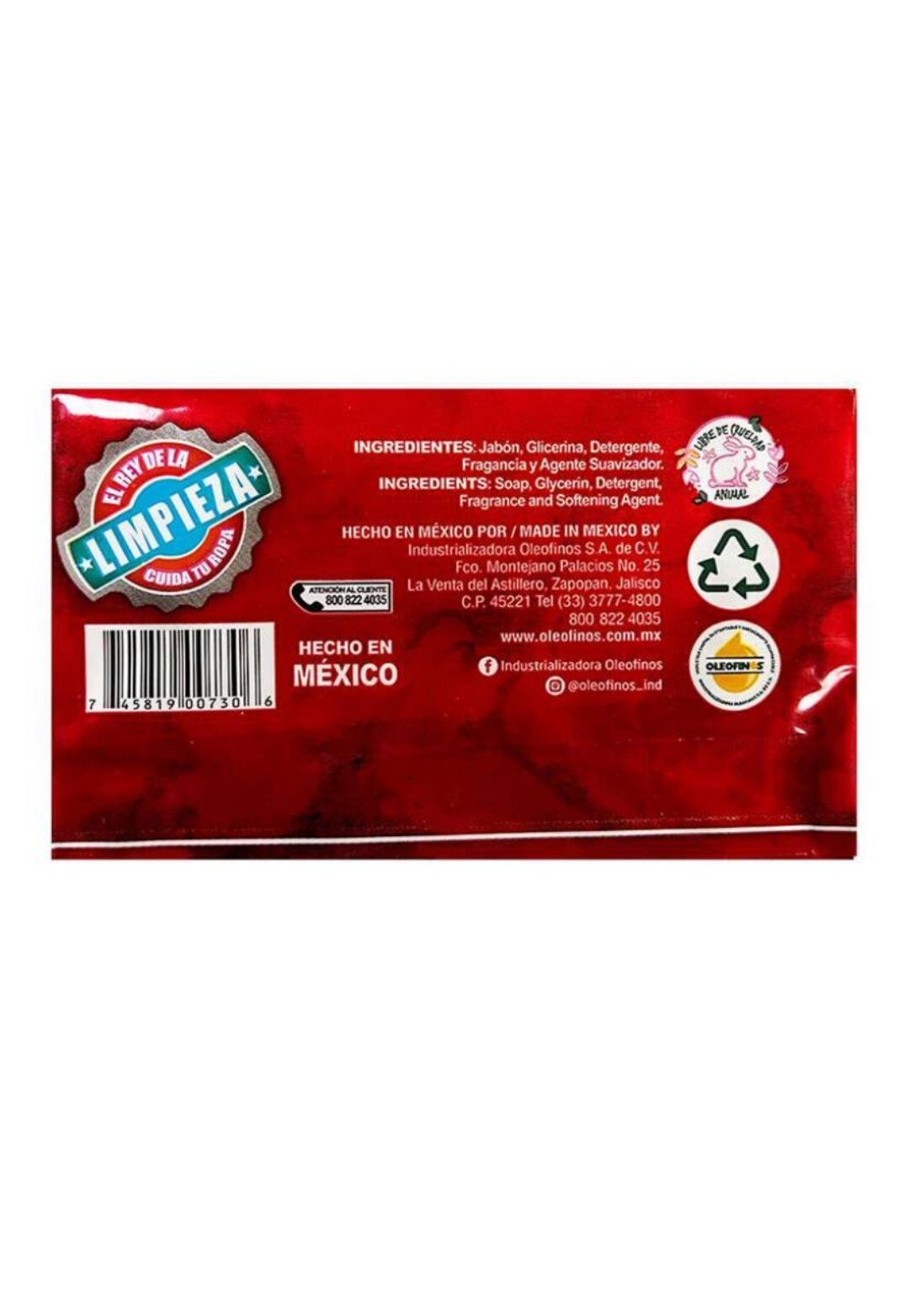 Leon Altopoder Detergente Barra Lavar 💯%🇲🇽 350g /Leon Laundry Soap Bar 12oz