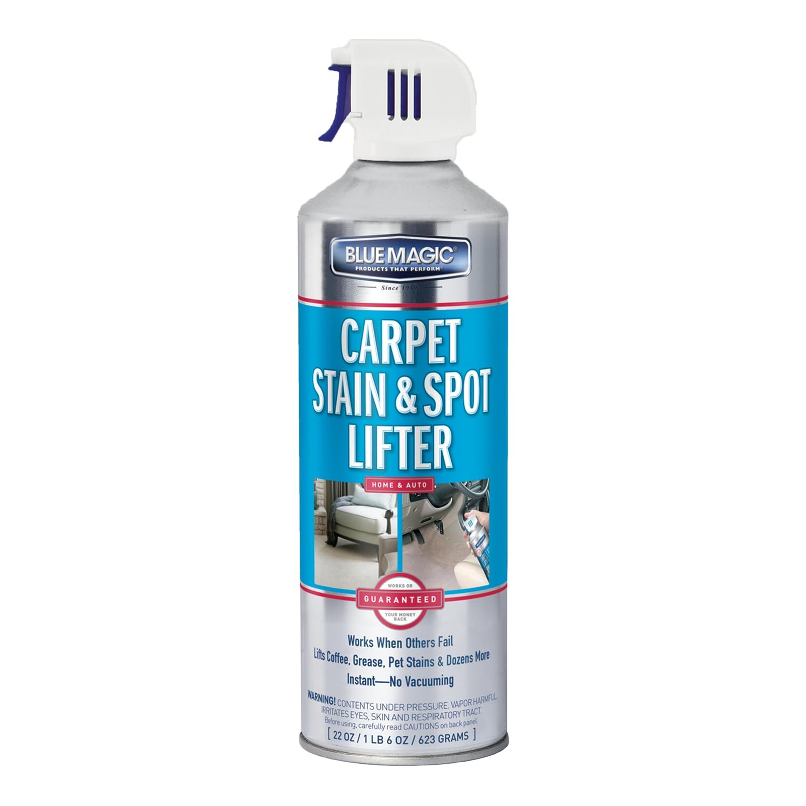 Blue Magic Carpet Stain & Spot Lifter – 22 oz. Aerosol Can (Pack of 4)