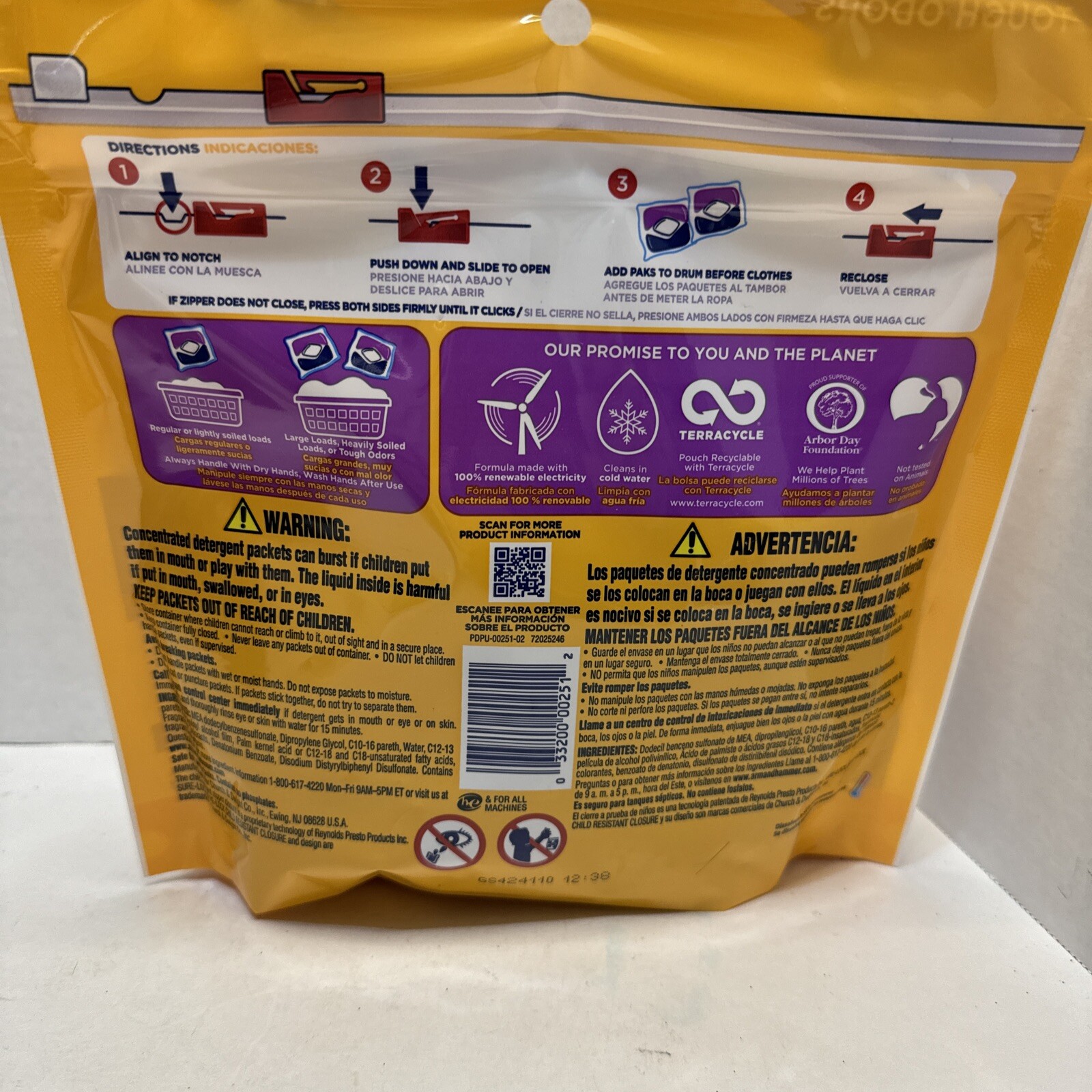 ARM & HAMMER Plus Oxi Clean 5-in-1 Power Paks Odor Blasters FRESH BURST SCENT 14