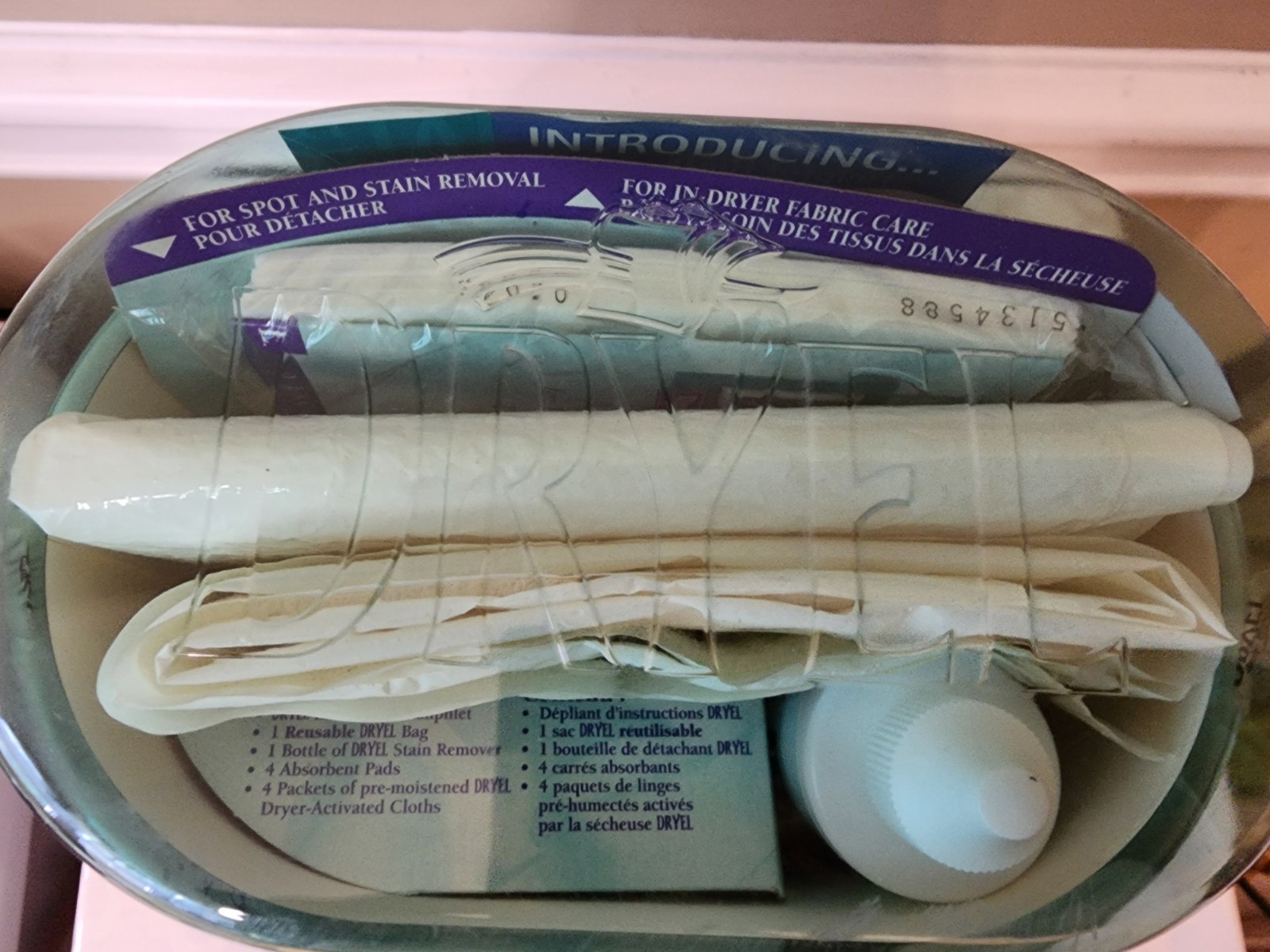 Dryel At Home Dry Cleaner Starter Kit 3-4 Loads Up To 16 Garments Vtg 1997 READ