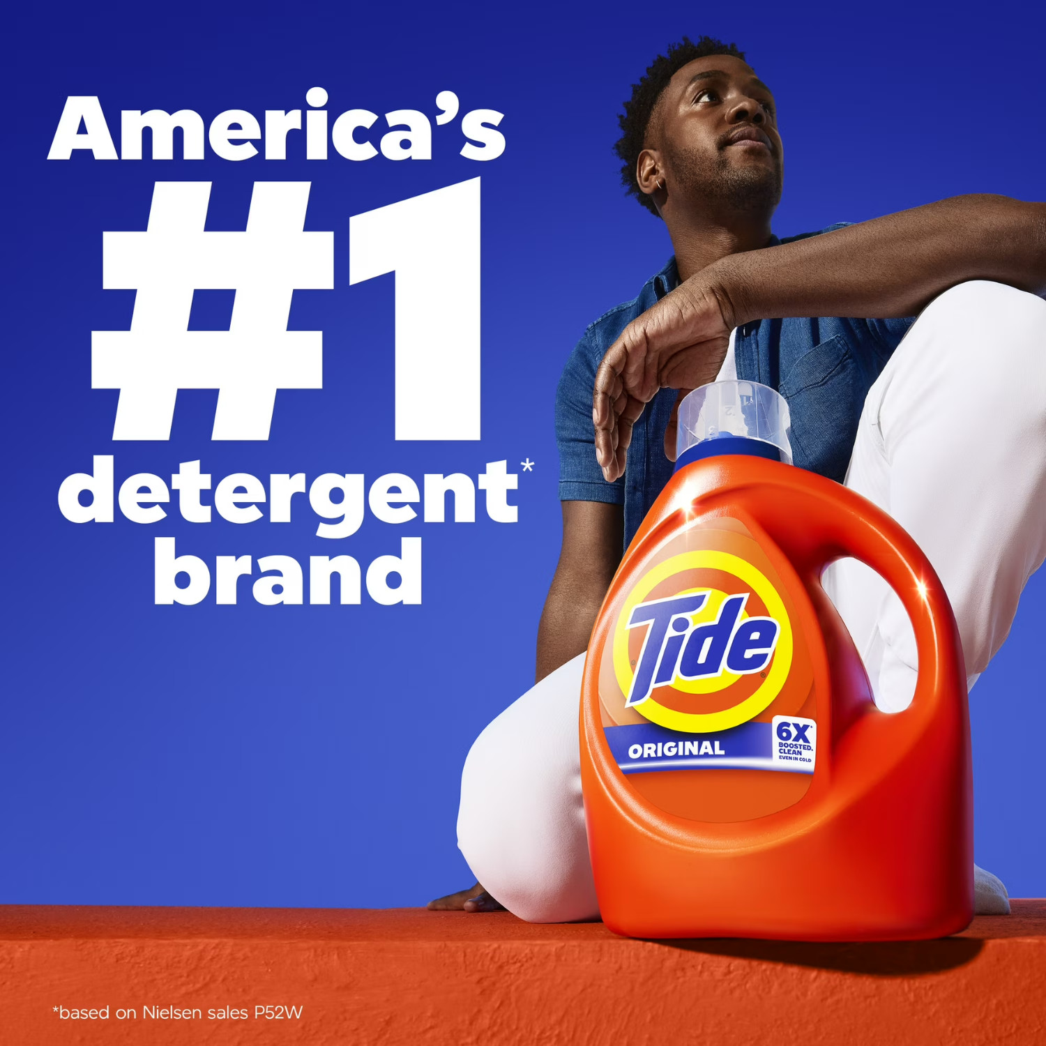 Tide Liquid Laundry Detergent Original Scent HE Compatible 132 fl oz, 100 Loads