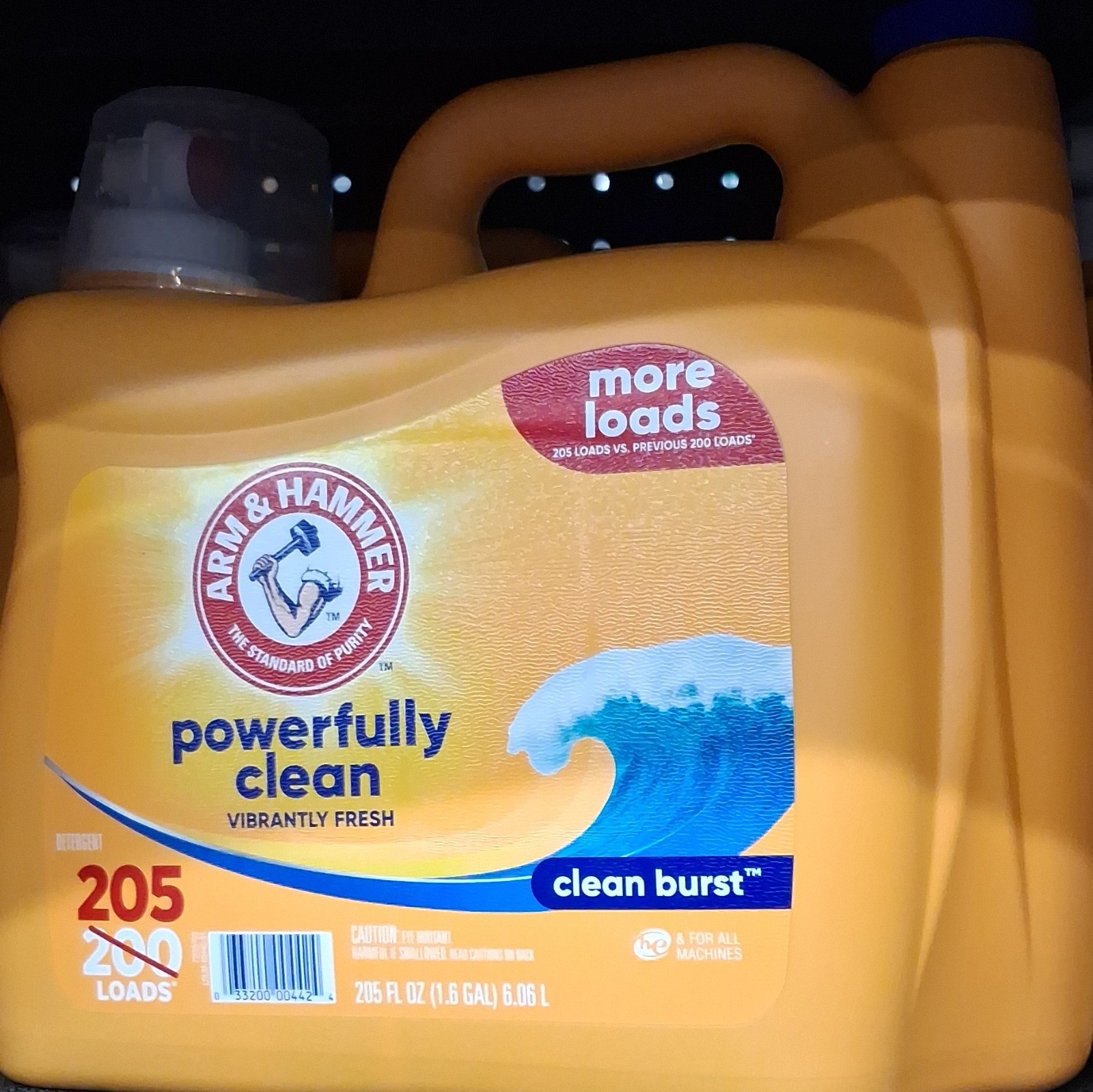 Arm & Hammer Clean Burst Liquid Laundry Detergent 205 Loads For All Machines
