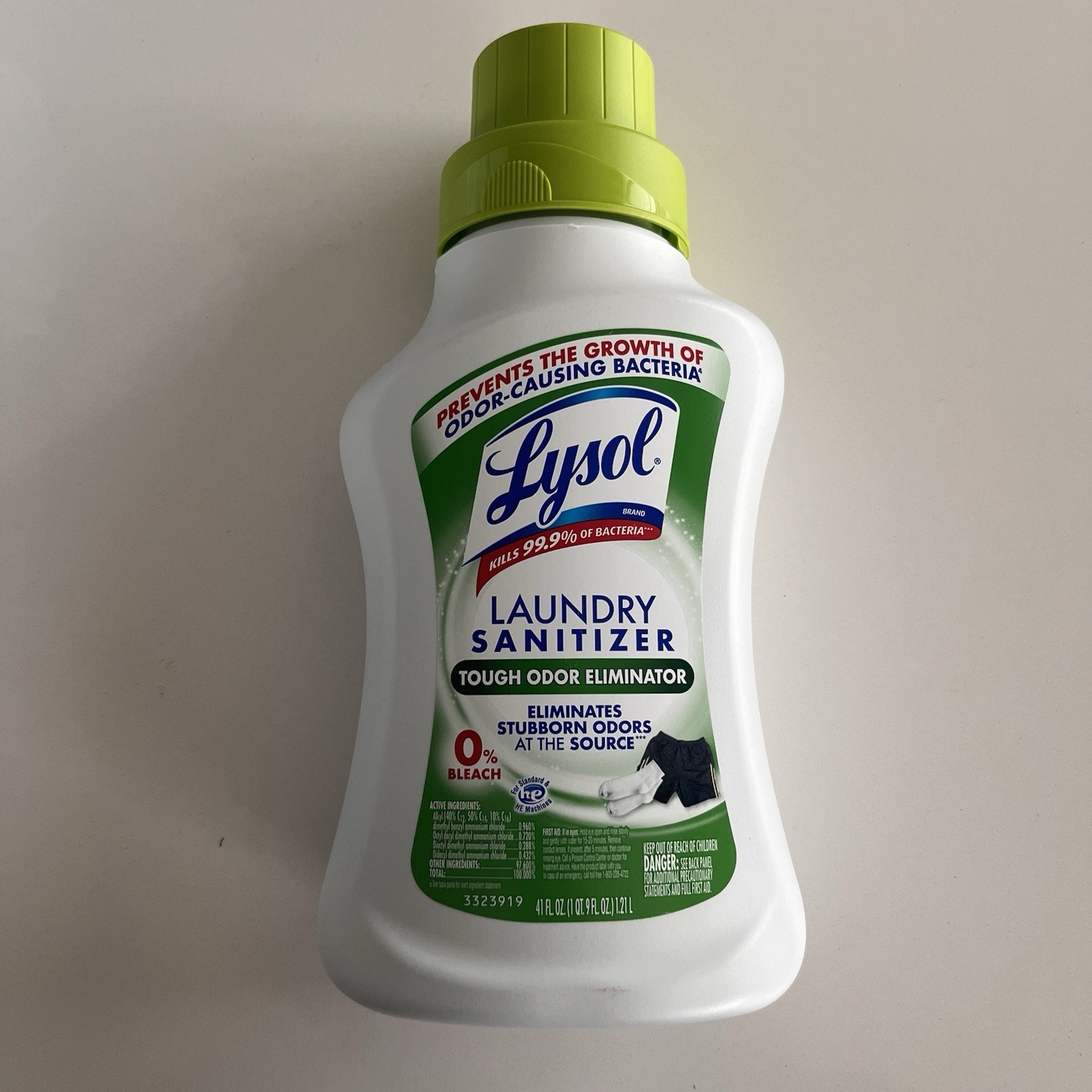 Lysol Laundry Sanitizer Tough Odor Eliminator 41 oz New Factory Sealed