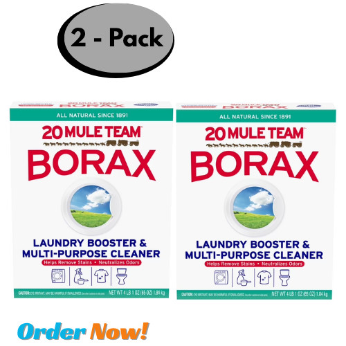 20 Mule Team Detergent Booster – 65oz, 2 Pack