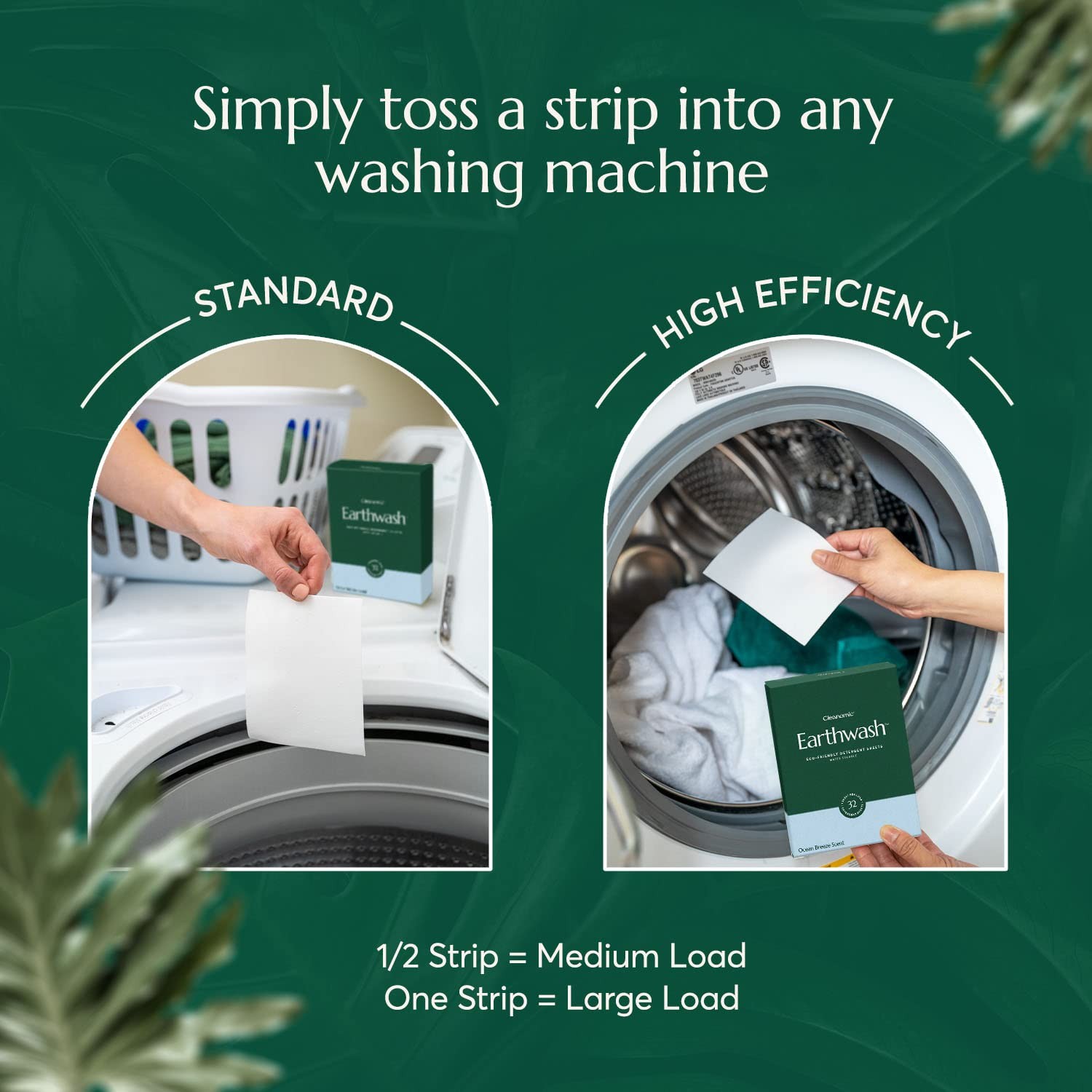 Laundry Detergent Sheets (Up To 320 Loads) 160 Ocean Breeze Sustainable Sanit…