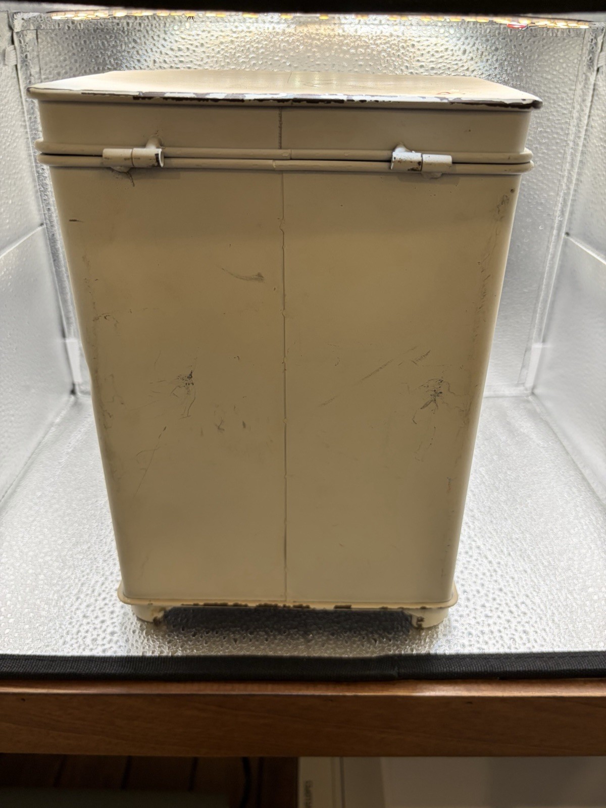 Metal Washing Machine Laundry Room Container Detergent Storage