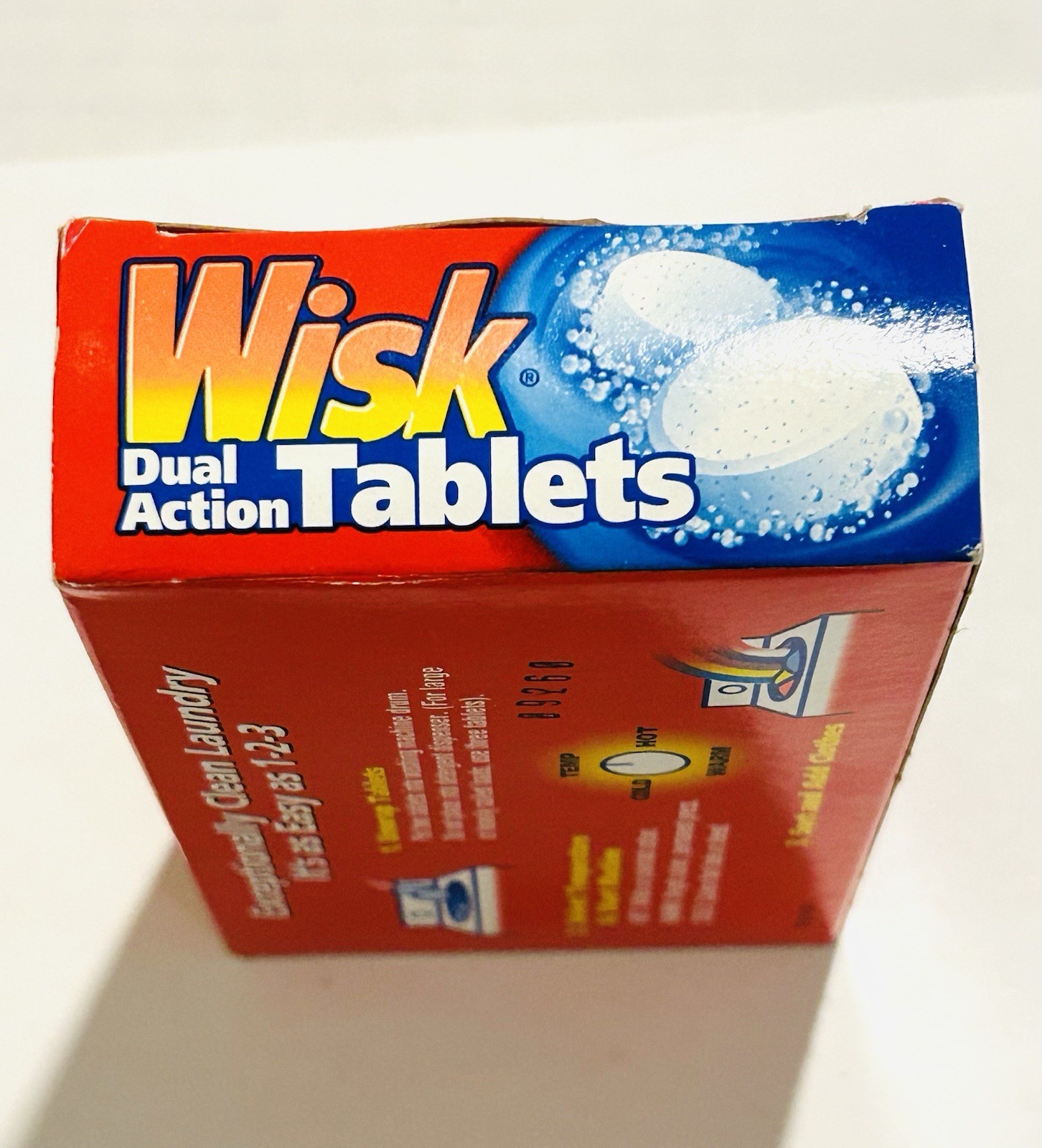 Wisk Dual Action Tablets Travel Laundry Detergent Sealed NOS Discontinued Y2K