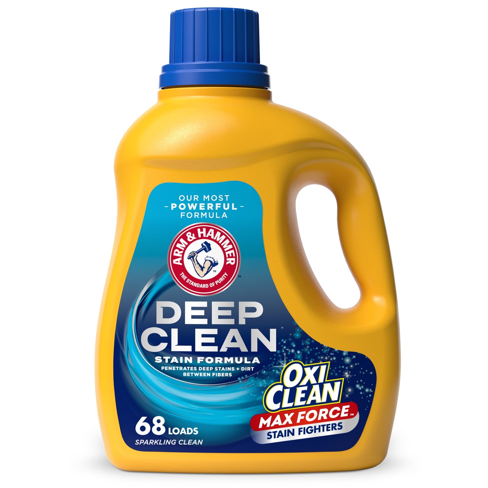 Oxi Laundry Detergent Deep Clean Max Force Sparkling Clean 102 fl oz 68 Loads