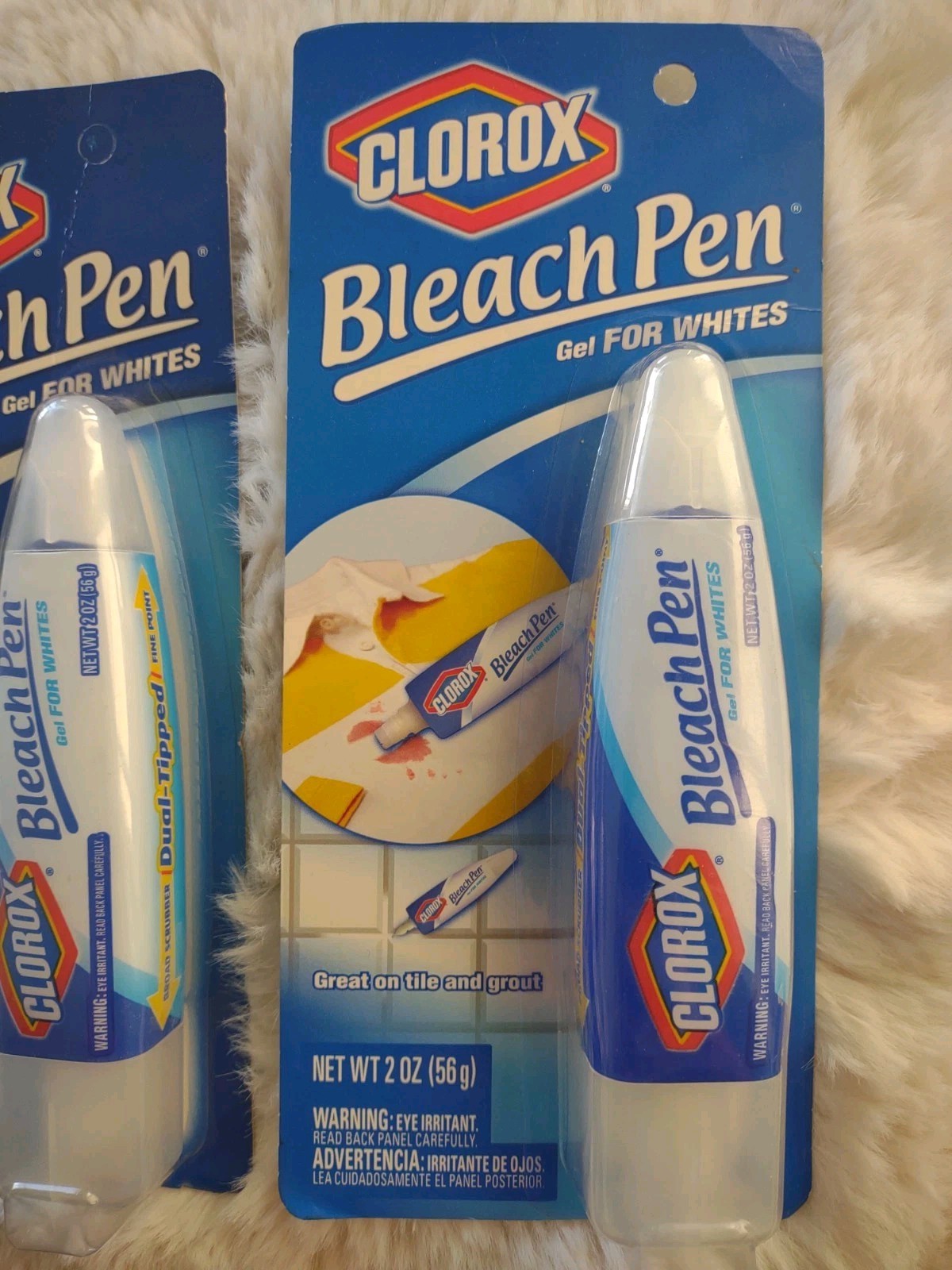 (3) Clorox Bleach Gel Dual Tip Pens 2 Oz. New In Package Unopened 2010 NOS