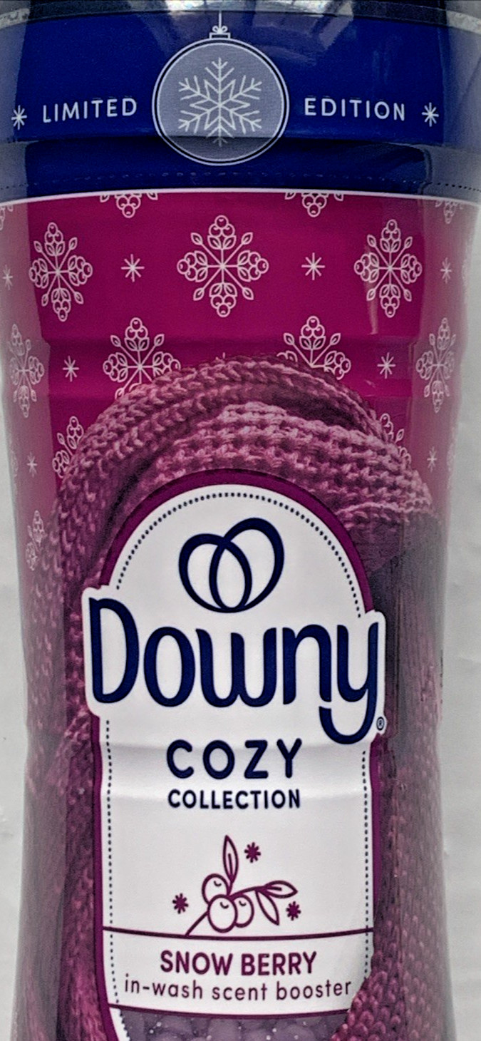 4 Pack Downy Cozy Collection Snowberry Scent Booster 7.8oz Limited Edition