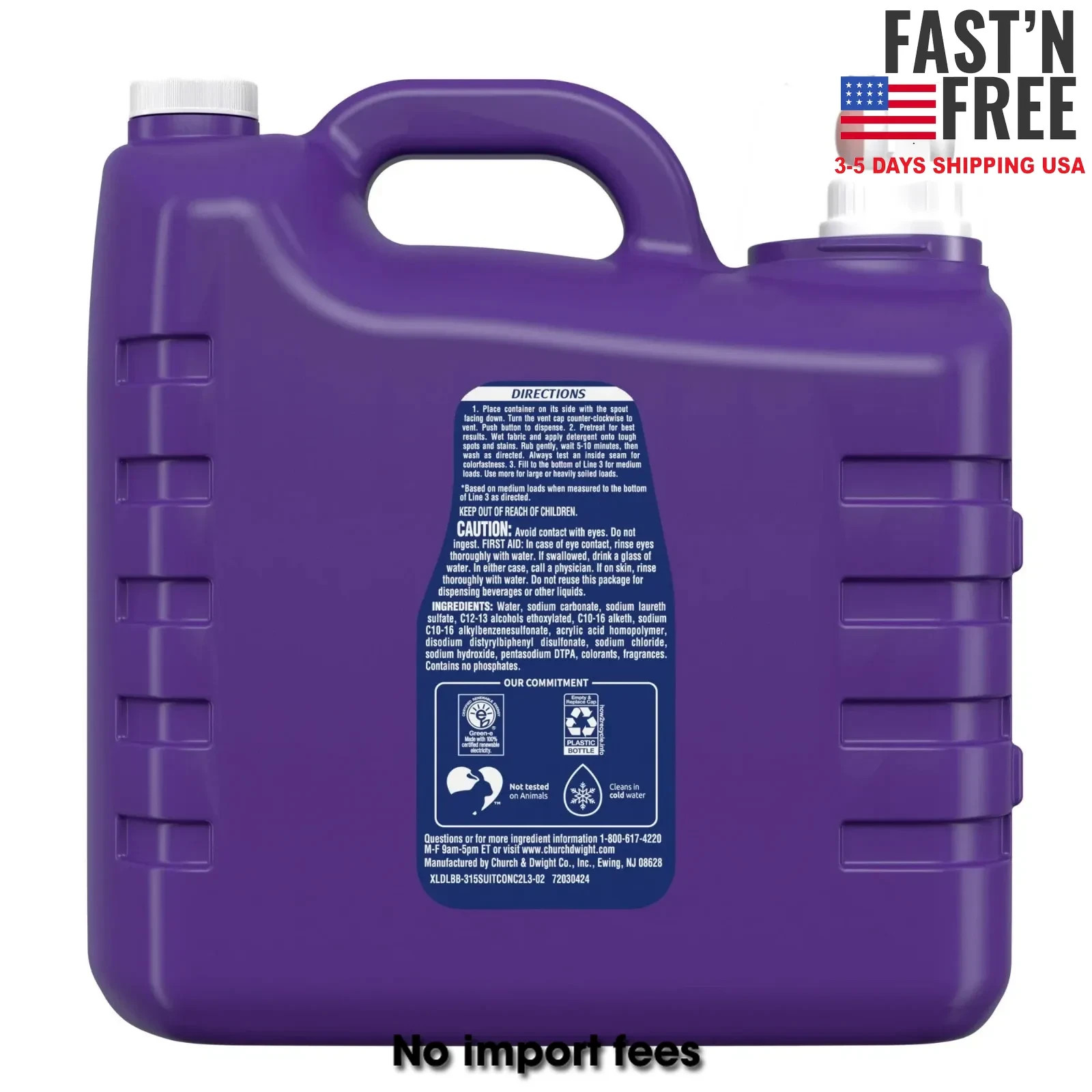 Xtra Tropical Passion, 260 Loads Liquid Laundry Detergent, 312 fl oz
