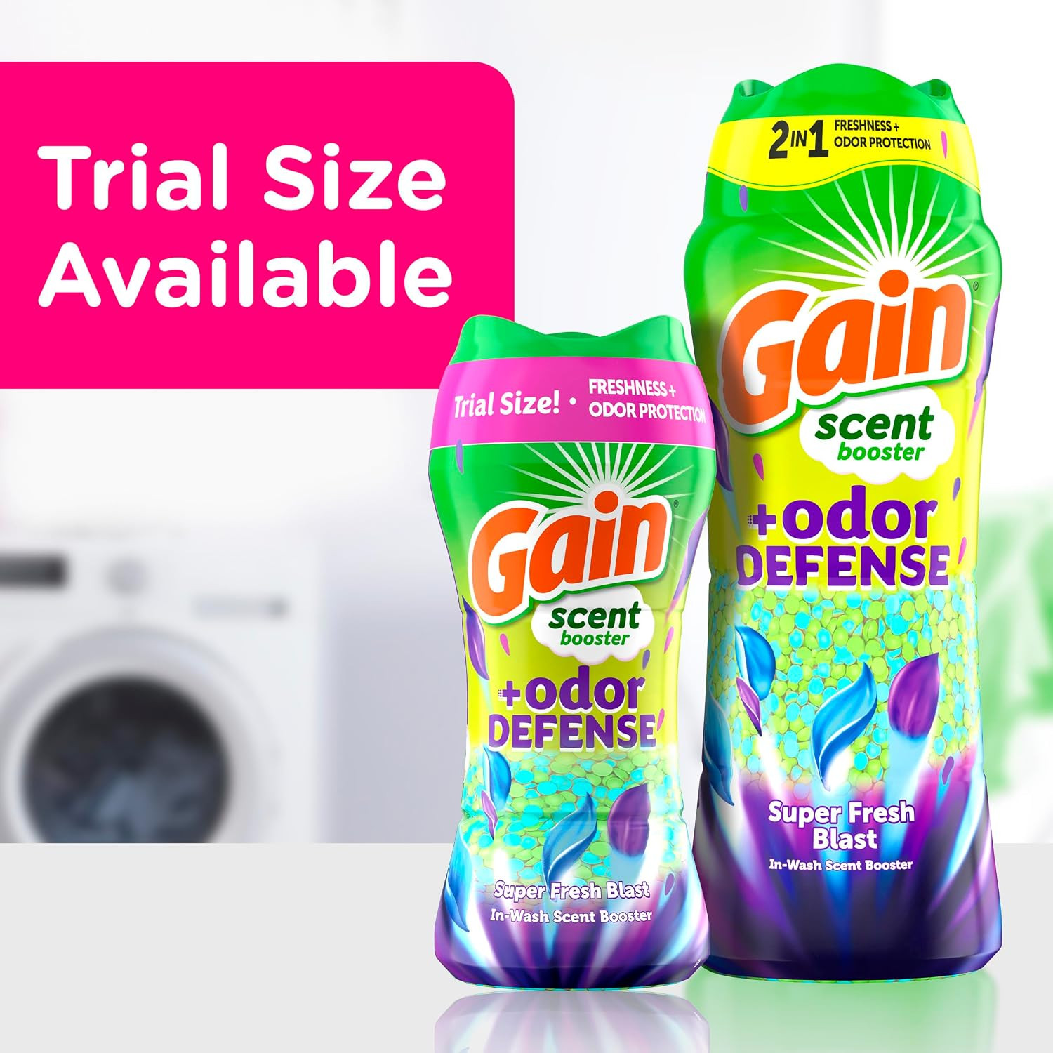 Gain In-Wash Laundry Scent Booster Beads Long-Lasting Fresh Scent Beads All Day