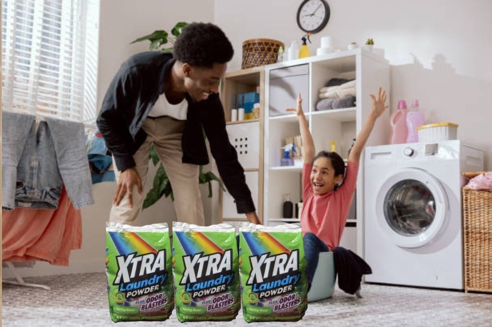 Xtra Laundry Powder Detergent Spring Blast – Three 16.9oz Bags