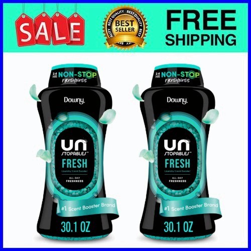 Downy Unstopables Fresh Scent Beads 30.1 oz 2-Pack Fast Ship USA
