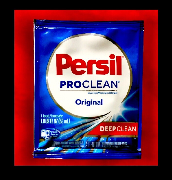 20 Pack – LOT of single wash Pouches PERSIL proCLEAN liquid laundry detergent