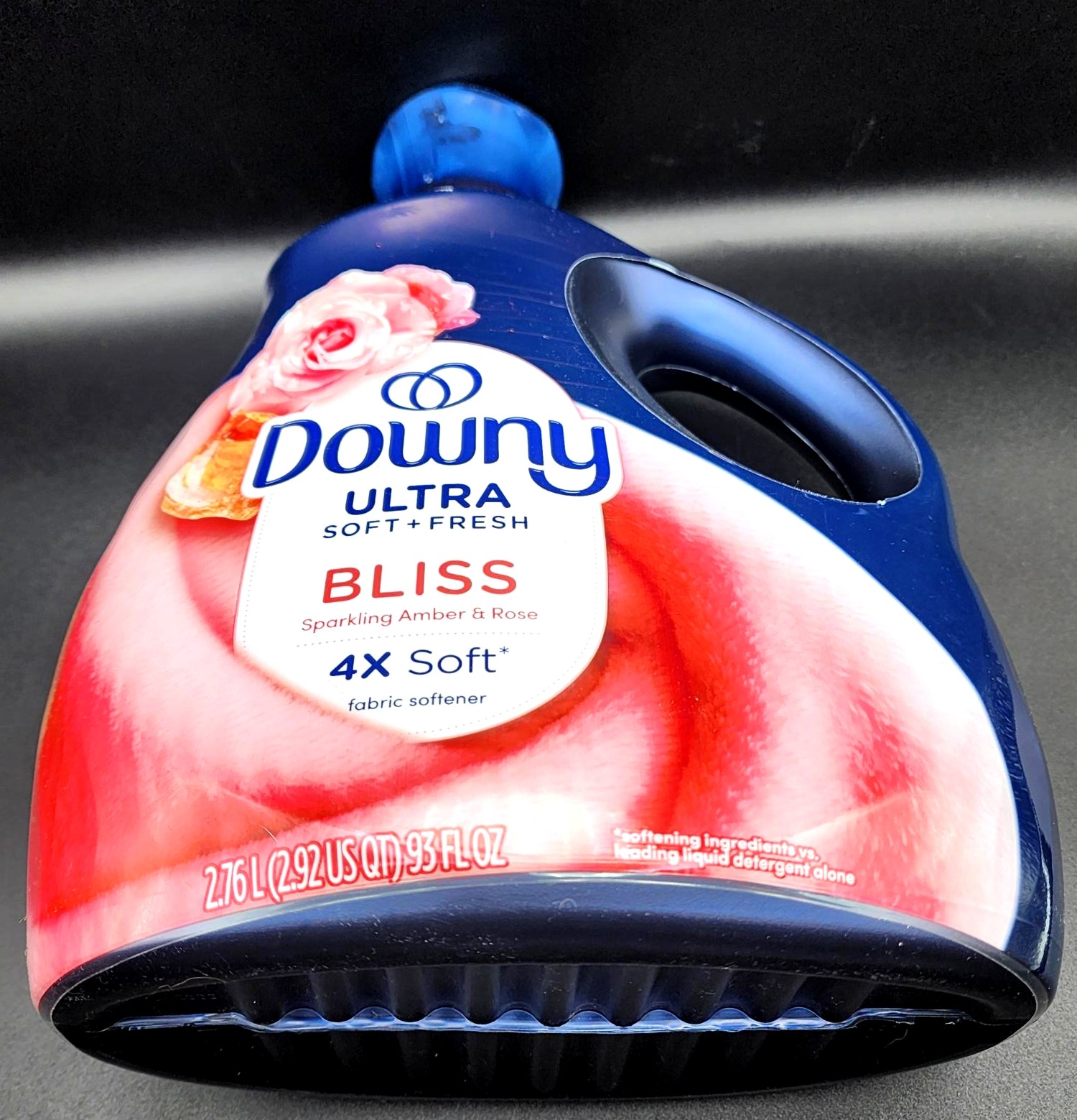 1 Downy ULTRA BLISS Sparking Amber & Rose Fabric Conditioner Softener BIG 93 oz