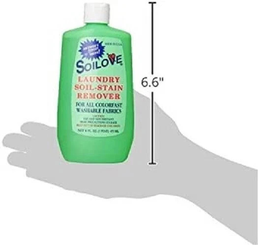 Soilove Laundry Soil-Stain Remover 16 OZ Fast Free Shipping Made in USA (3pk)