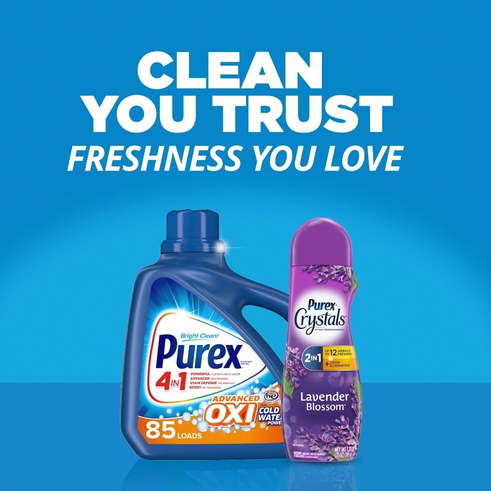 High Efficiency Liquid Laundry Detergent, 128 fl oz, 85 Loads, Oxygen Powered