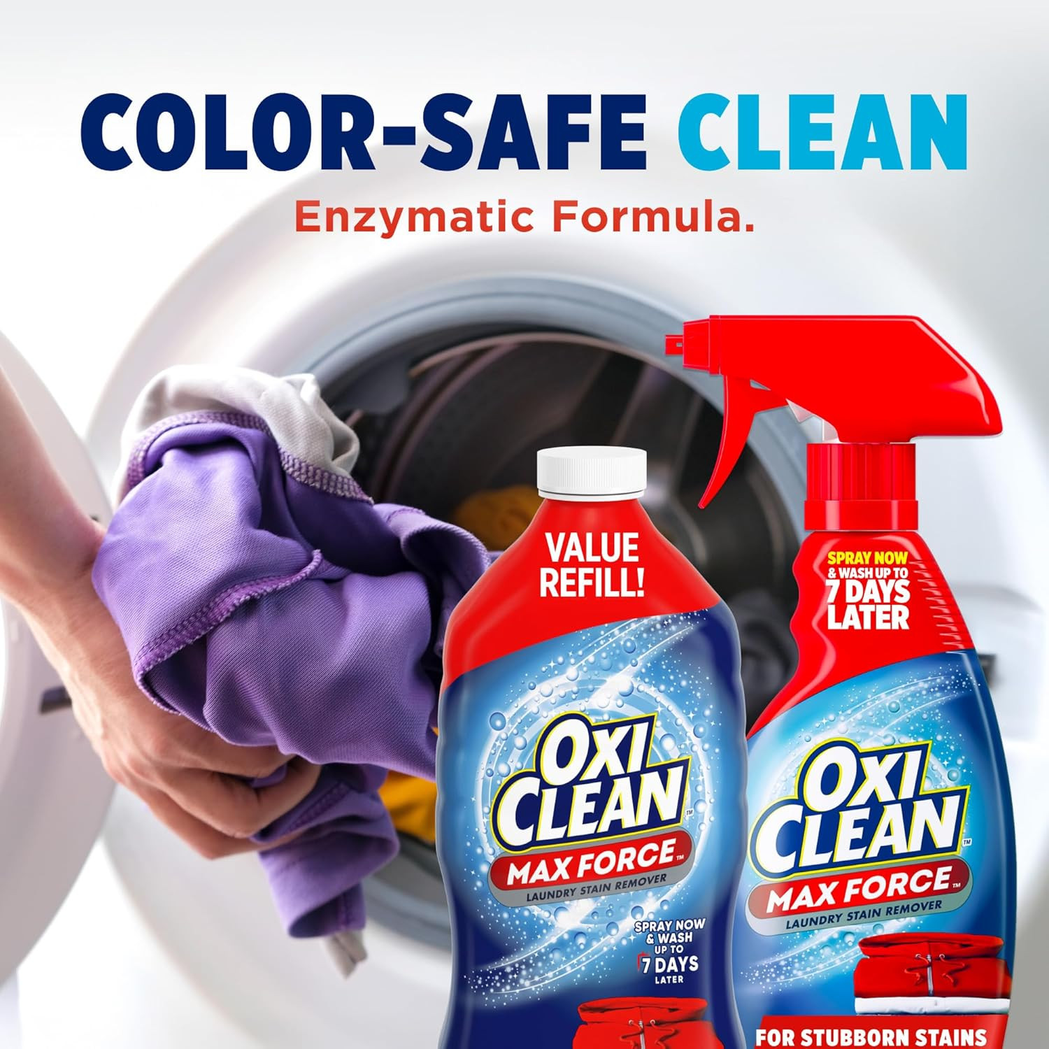 Oxiclean Max Force Laundry Stain Remover Spray Refill, 48 Fl Oz