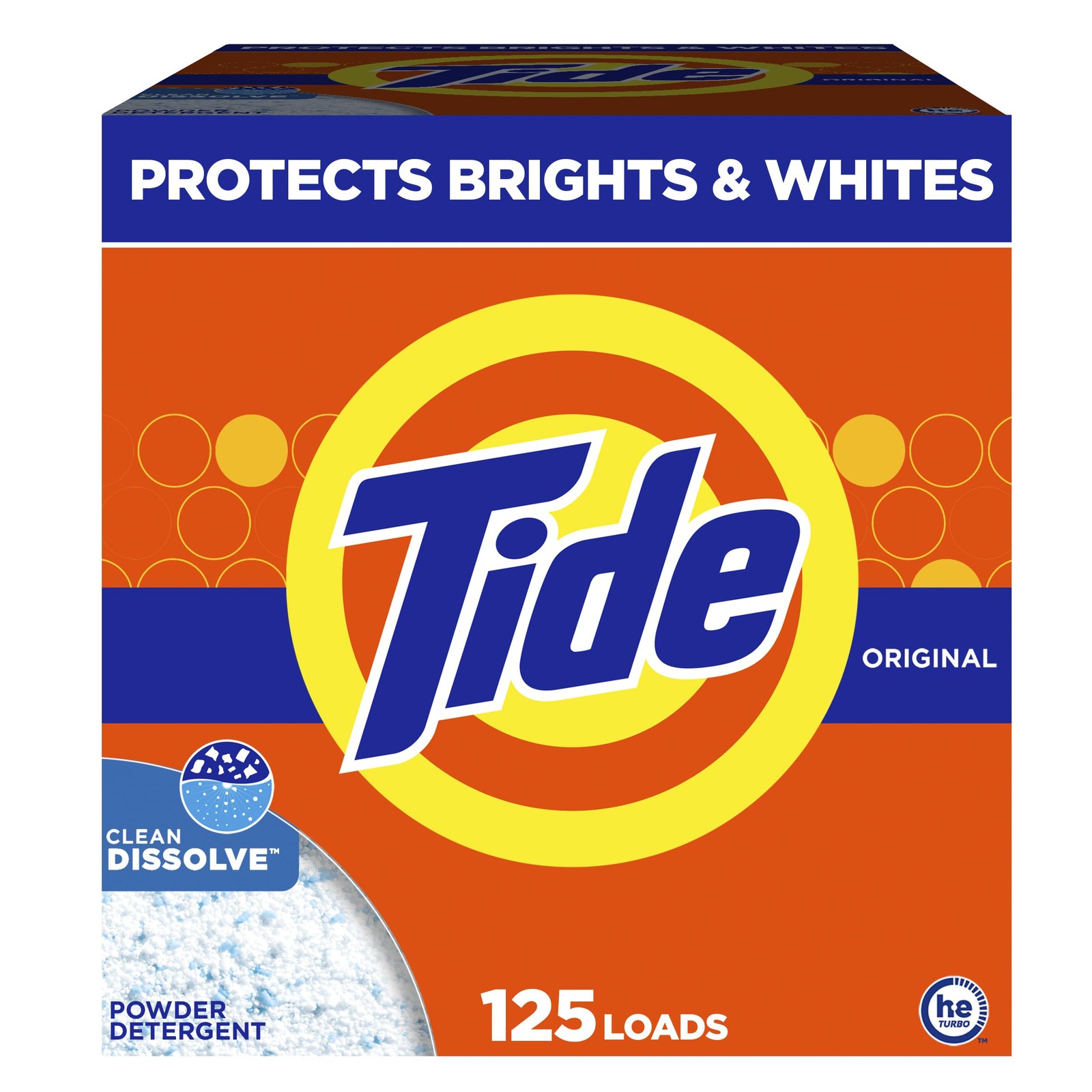 Tide Powder Laundry Detergent, Original 143 Ounce (Pack of 1), Multicolor