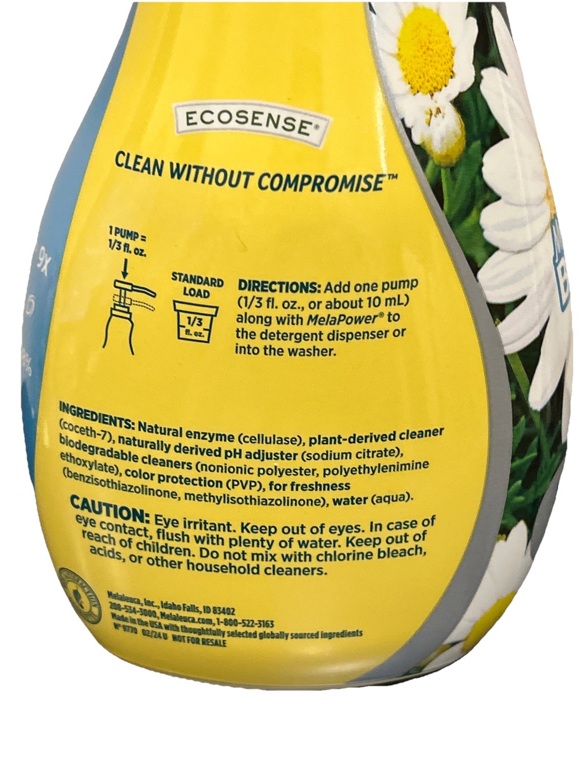 Ecosense Mela Brite Color Booster 9x Laundry Detergent Scent-Free 32 Oz