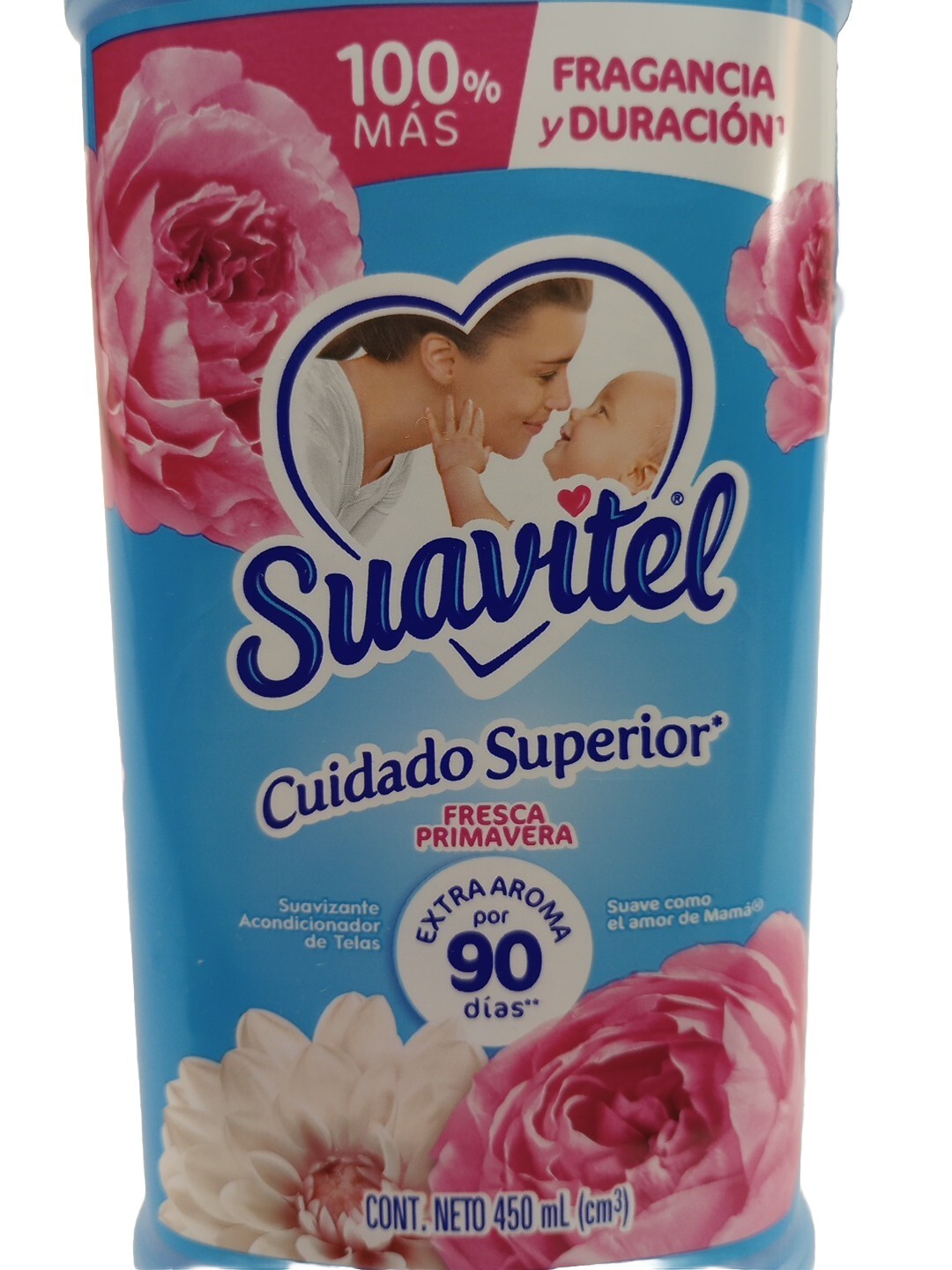 Suavitel FRESH SPRING Laundry FABRIC SOFTENER Scented FRESCA PRIMAVERA 450 Ml 3x
