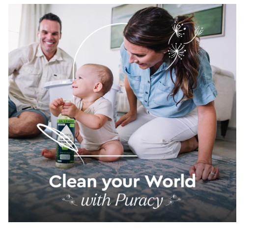 Puracy Stain Remover Spray, Natural Travel and Laundry Stain Cleaner for Clothes