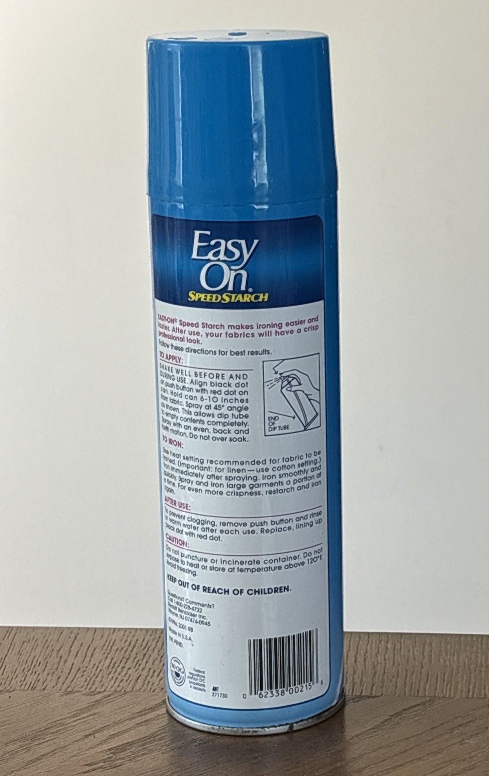 Easy On Speed Starch Crisp Linen Scent 22oz 1996 Discontinued NEW