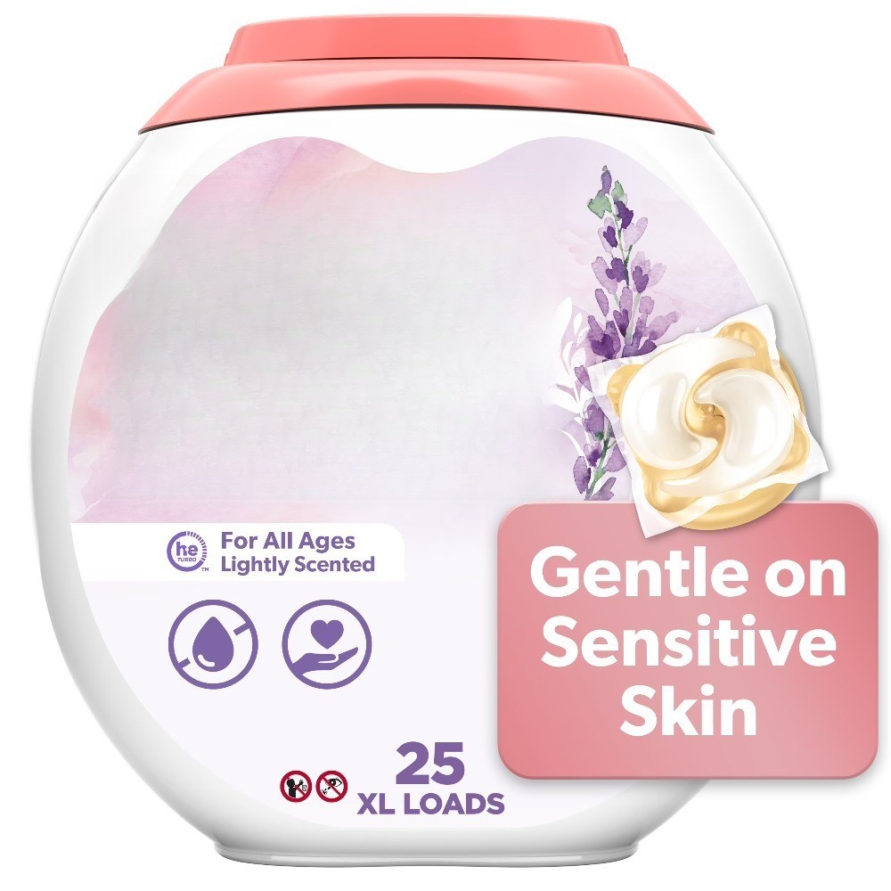 Laundry Detergent XL Pacs, Sensitive Skin, Hypoallergenic