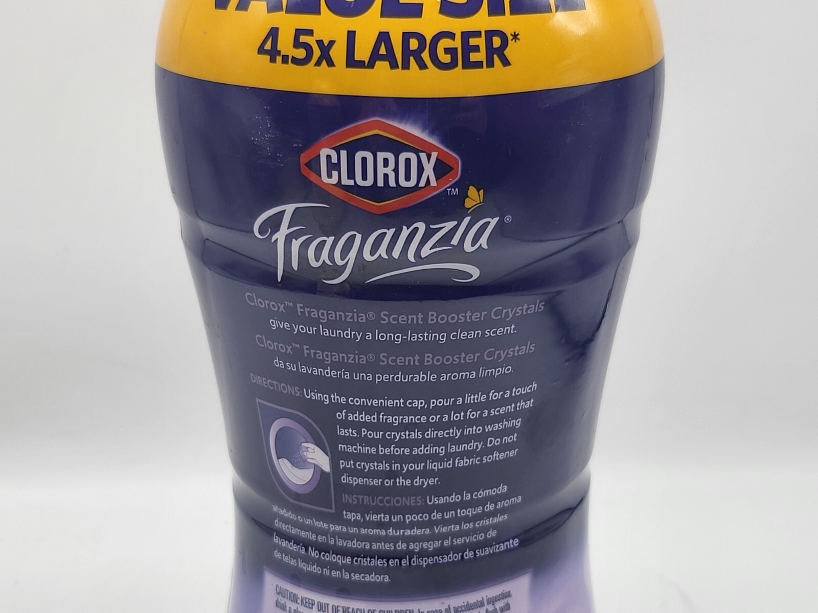 Clorox Fraganzia VALUE SIZE 70oz In-Wash Scent Booster Crystals Lavender Scent