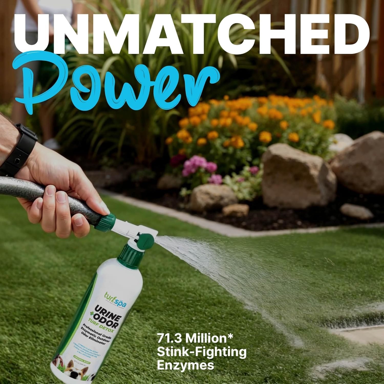 TurfSpa Urine Odor Turf Detox 2x 32oz Enzyme Cleaner Eliminator for Artificial T