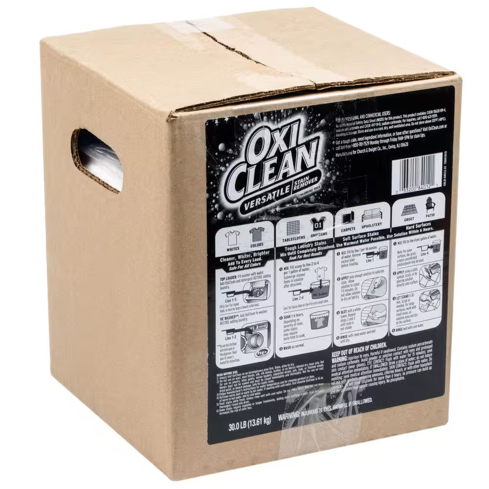 OxiClean Multi Purpose Stain Remover Powder, 30 lbs. Free Ship NEW