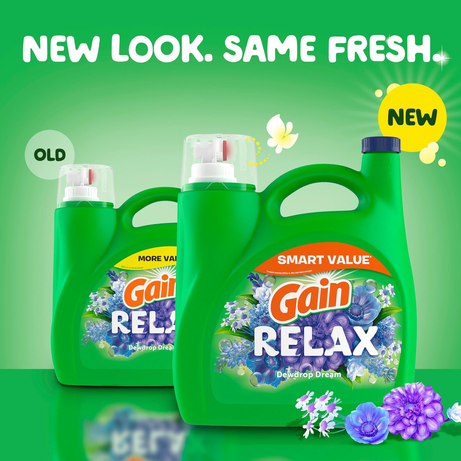 Gain Liquid Laundry Detergent Relax Scent 154 Fl Oz Fresh Mood Booster