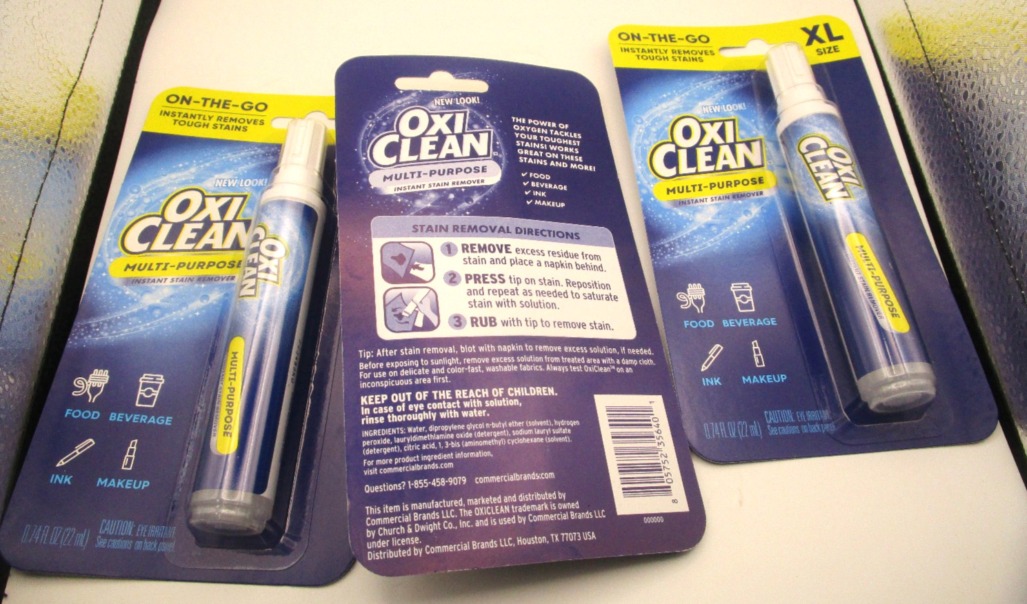 Oxi Clean Multi-Purpose Instant Stain Remover On-The-GO XL 3-.74 Pens