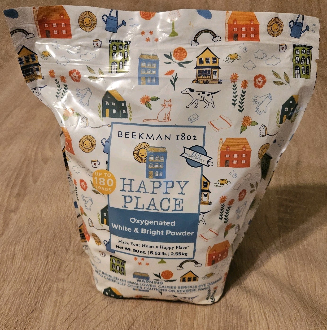 Beekman Happy Place 90 oz. (180 Loads) Oxygenated White & Bright Laundry Powder