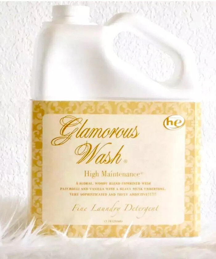 HIGH MAINTENANCE GLAMOROUS GLAM WASH 128oz GALLON TYLER CANDLE LAUNDRY DETERGENT