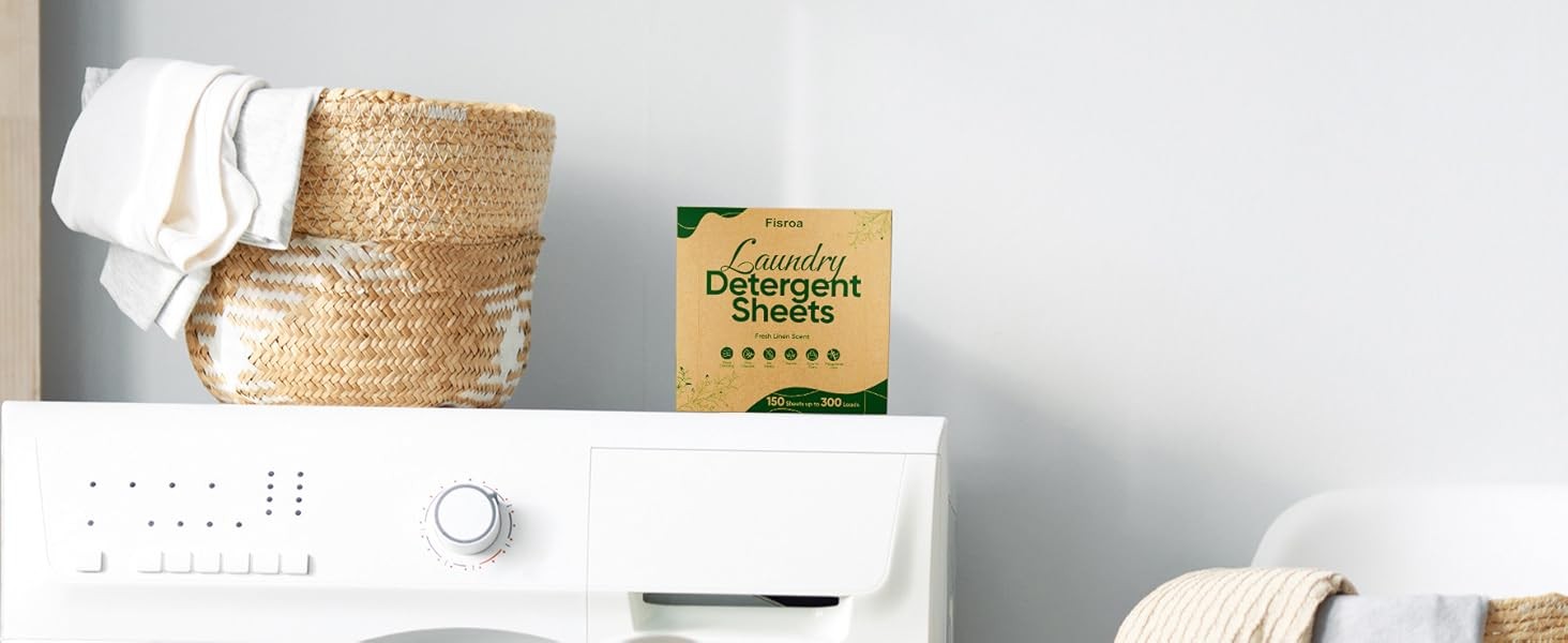 Travel Laundry Detergent Sheets 300 Loads Eco-friendly Washing Detergent Sheets