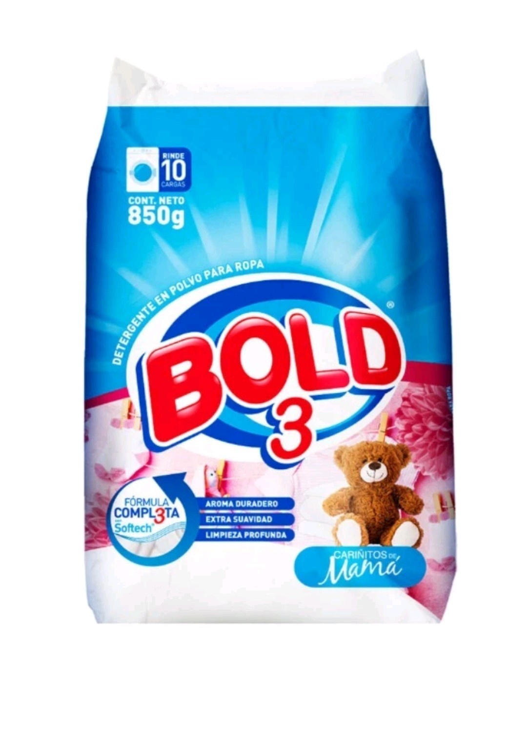 Mixto pack 3 Jabónes de Polvo para Lavar / Bundle of 3 Laundry Powder Detergent