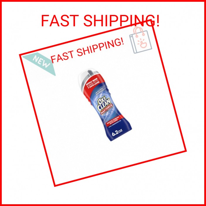 OxiClean Max Force Laundry Stain Remover Gel Stick, 6.2 fl oz