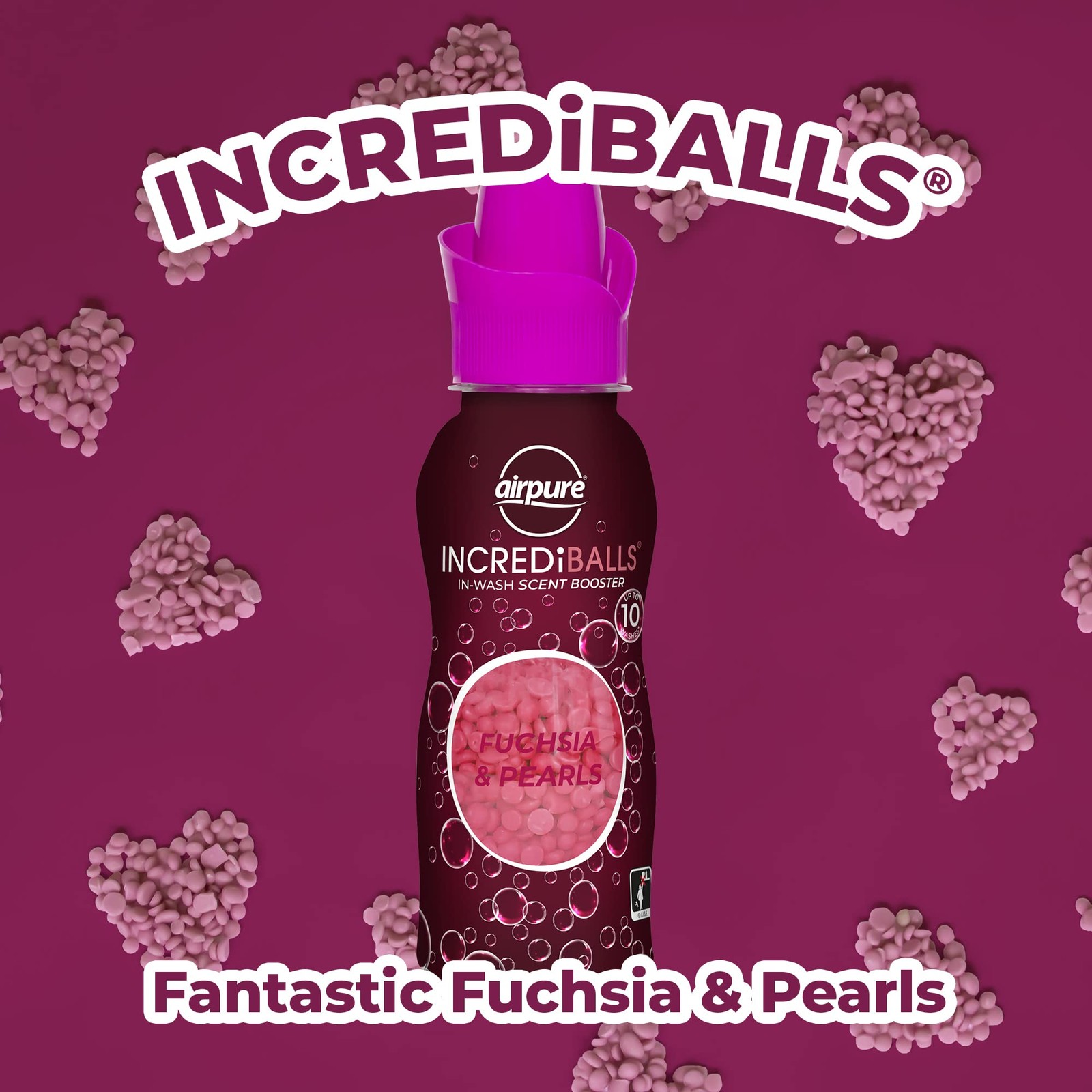 INCREDiBALLS InWash Scent Booster of , Enough for 10 Washes, Add It…