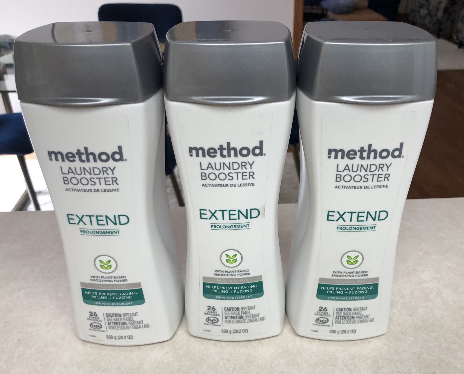 3 Method Laundry Booster Extend Prolongment Fragrance Free 28.2 oz Granules New