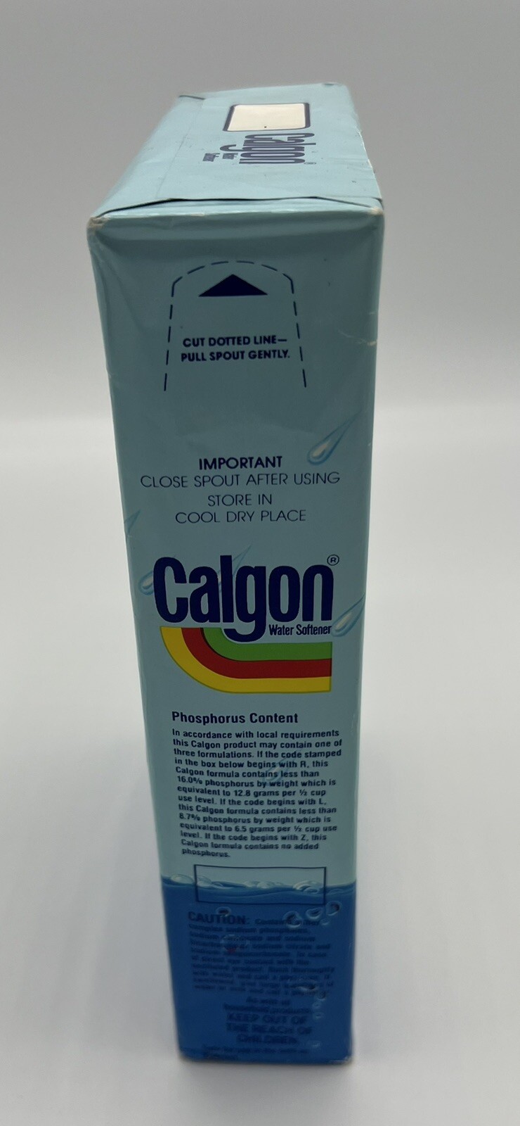 Vintage Calgon Water Softener Powder Discontinued Unopened 40oz