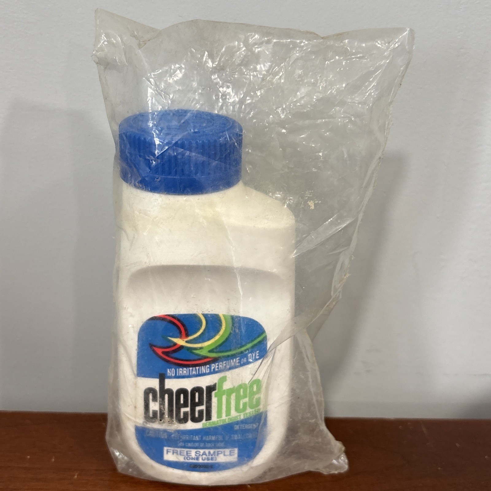 Cheer Free Detergent Vintage 1988 Sample Size Perfume and Dye Free NOS