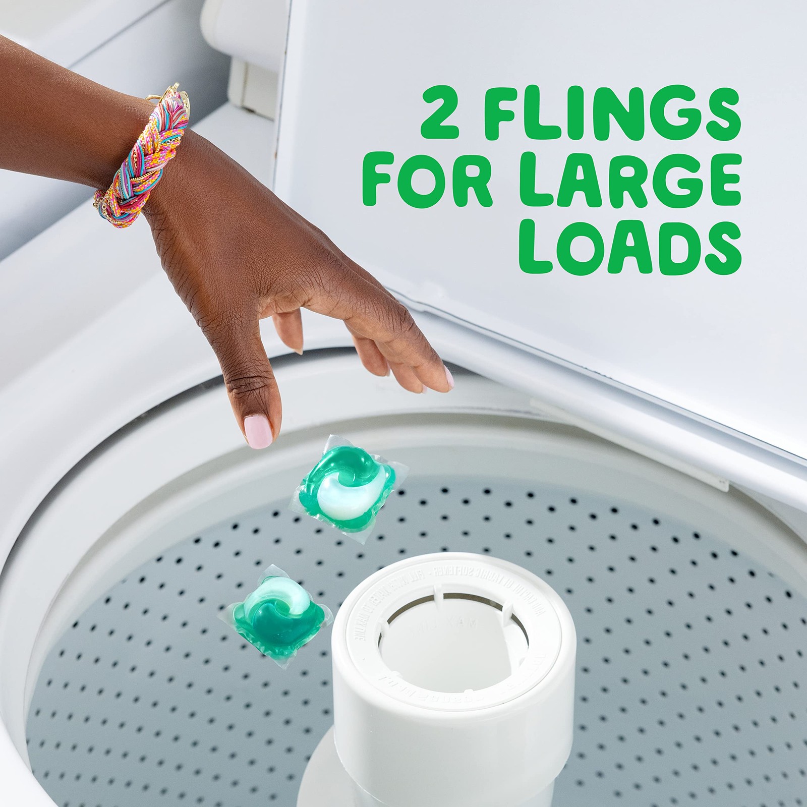 Gain Flings Laundry Detergent Pacs with Odor Defense, 60 60 Count (Pack of 1)