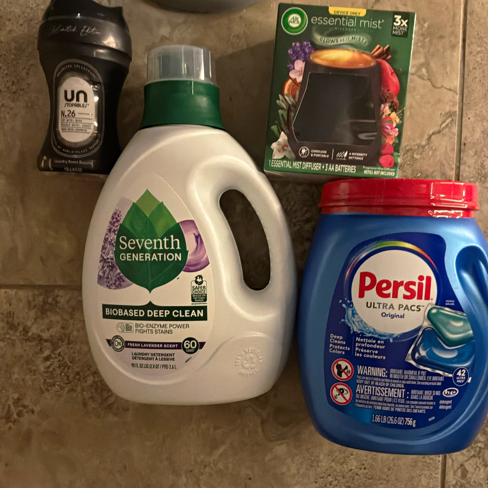Laundry care bundle household