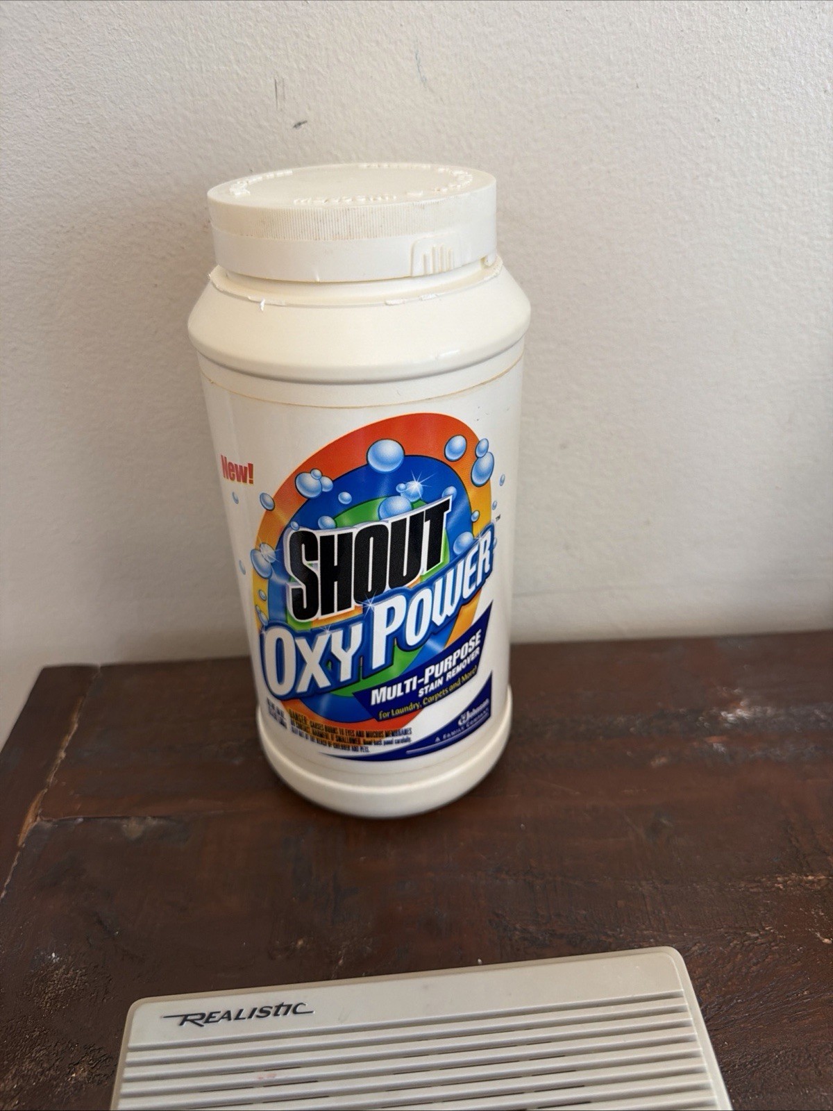 Shout Oxy Power Multi Purpose Stain Remover Powder Laundry Household 50% Full