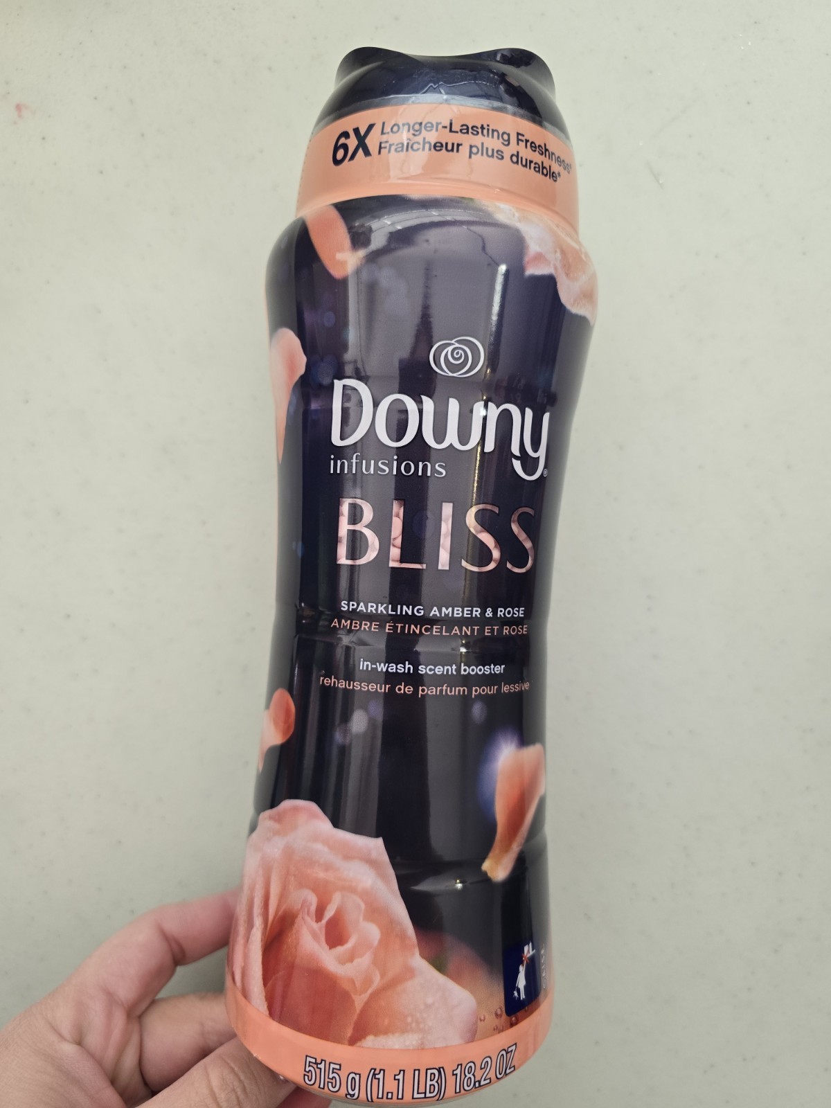 Downy Infusions Bliss Laundry Scent Booster Beads, Amber and Rose, 18.2 oz