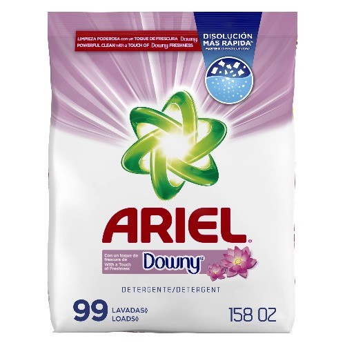 2 pk Ariel with a Touch of Downy Freshness Powder Laundry Detergent,158 oz