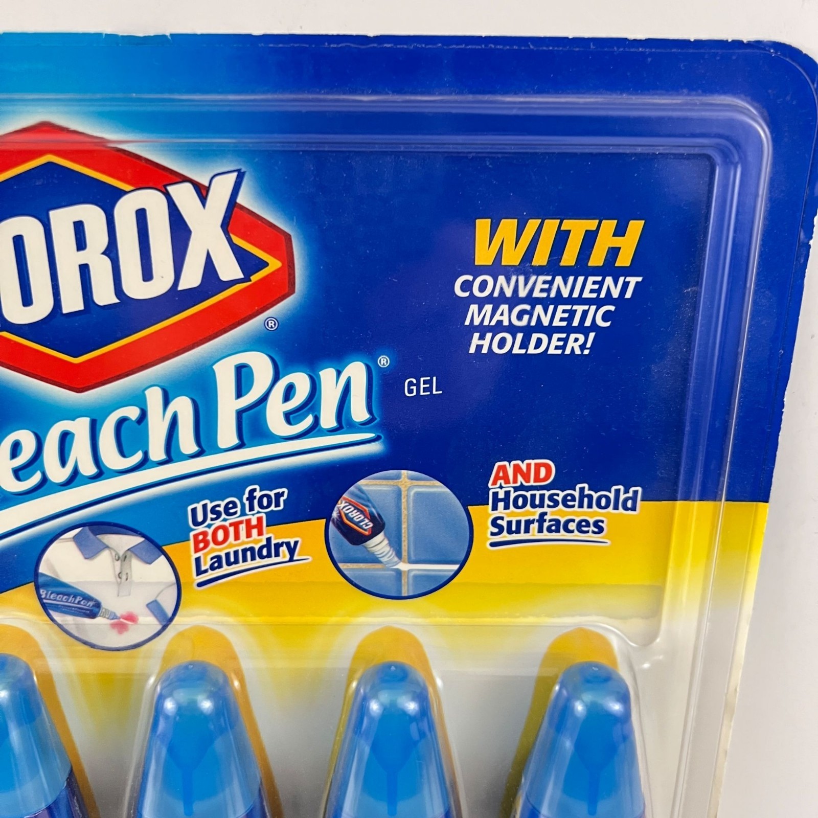 Clorox Laundry Bleach Pen 4 Pack (2 oz each) 2004 NOS Sealed Household Cleaner